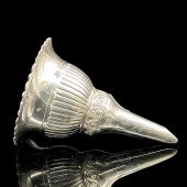 SILVER PLATED WINE FUNNEL WITH