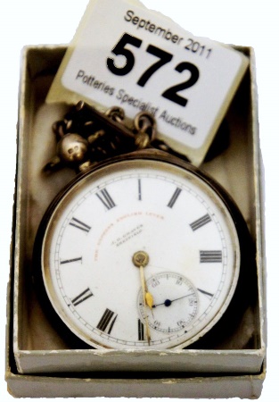 Silver Pocket Watch By J Craven