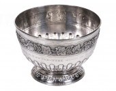 SILVER PUNCH BOWL WITH ETON ST