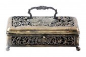 SILVER: RETICULATED OBLONG SIL