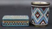SILVER. RUSSIAN ENAMELED SILVE