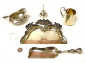 SILVER: seven pieces: a Tiffan