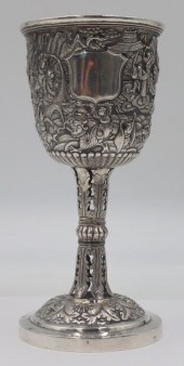 SILVER. SIGNED LEECHING CHINES