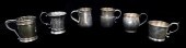 SILVER: SIX 19TH C. SILVER CUP