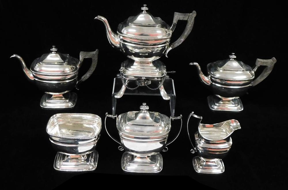 SILVER: SIX PIECES INCLUDING AN