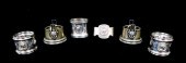 SILVER: SIX PIECES, MEDALLION