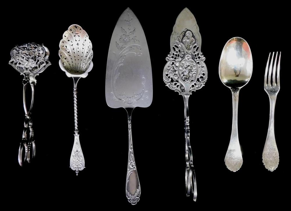 SILVER: SIX PIECES OF CONTINENTAL