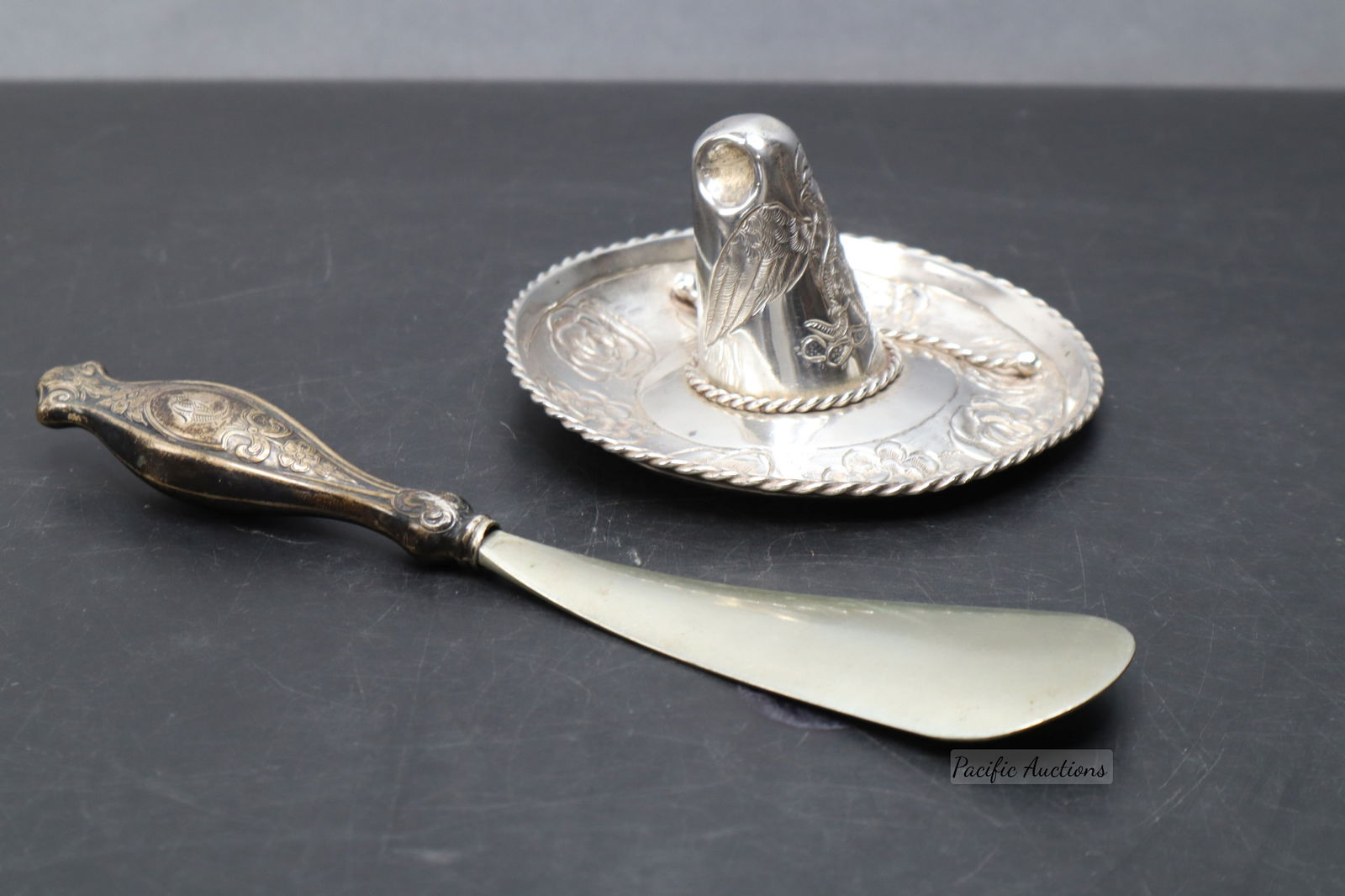 SILVER SOMBRERO HAT, ORTEGA 900