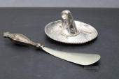 SILVER SOMBRERO HAT, ORTEGA 90