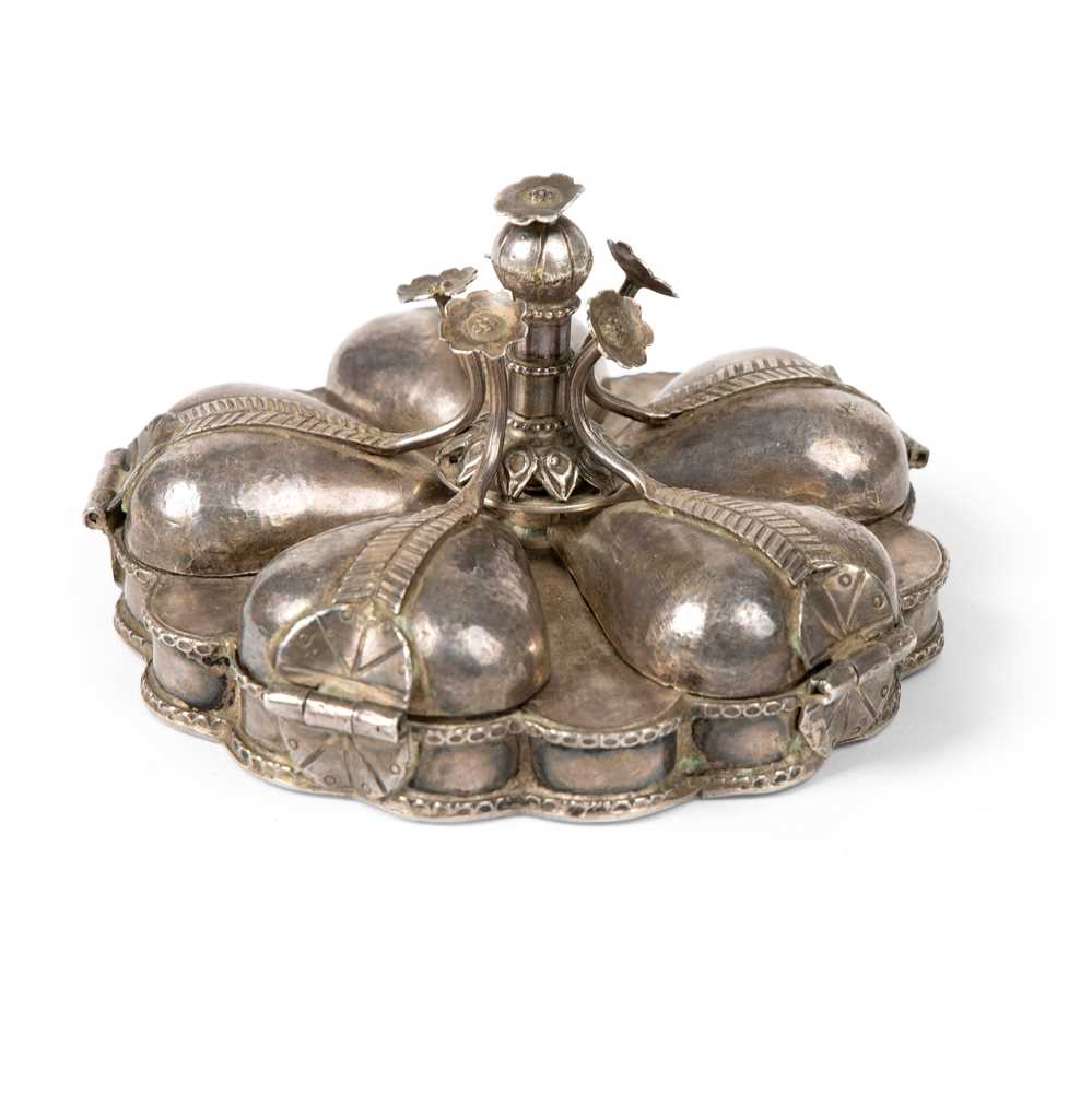 SILVER SPICE BOX (PAANDAN) INDIA,