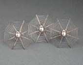 SILVER "SPIDERWEB" PLACE CARD