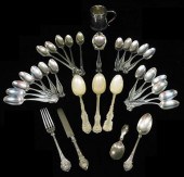 SILVER: STERLING FLATWARE AND
