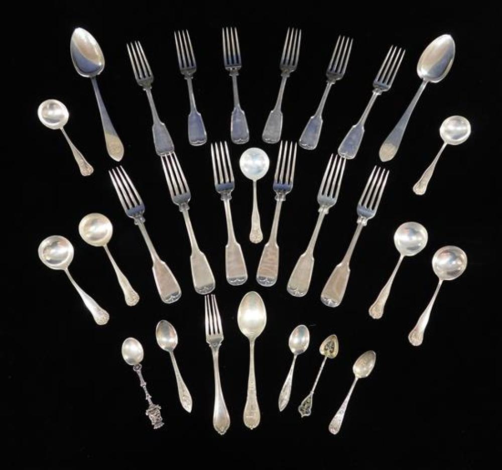 SILVER: STERLING FLATWARE AND