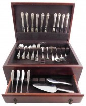 SILVER: STERLING FLATWARE, "LU