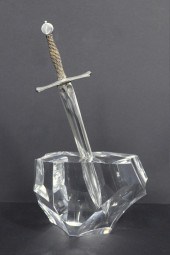 SILVER. STEUBEN EXCALIBUR SILV