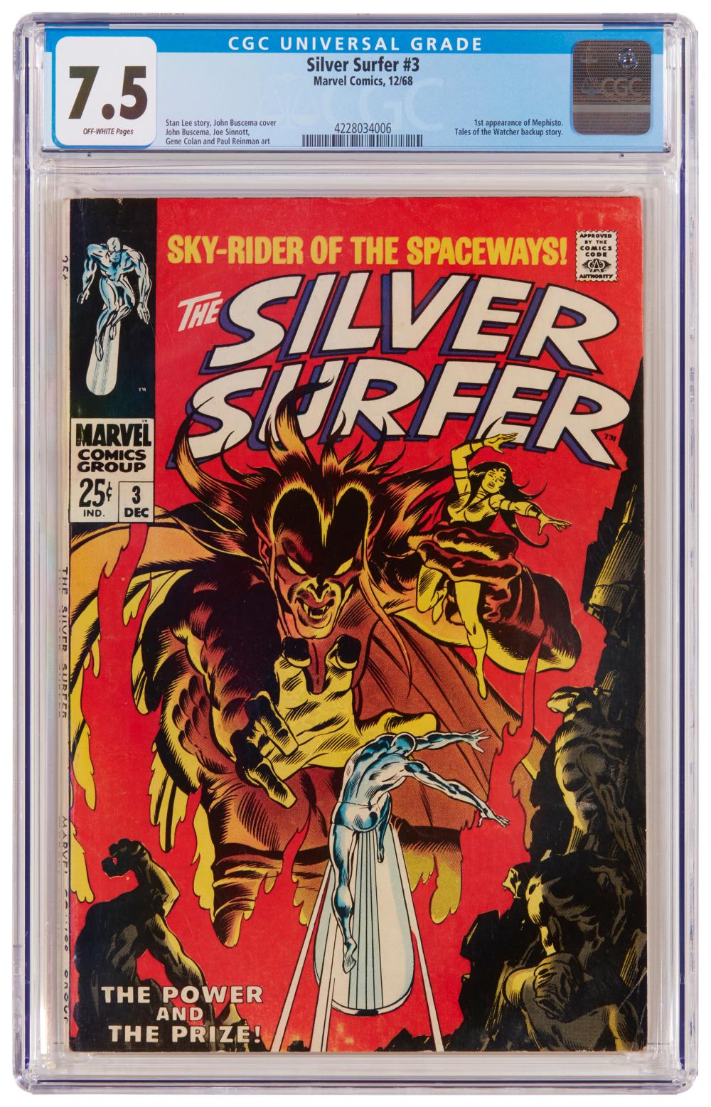SILVER SURFER #3 (MARVEL COMICS,