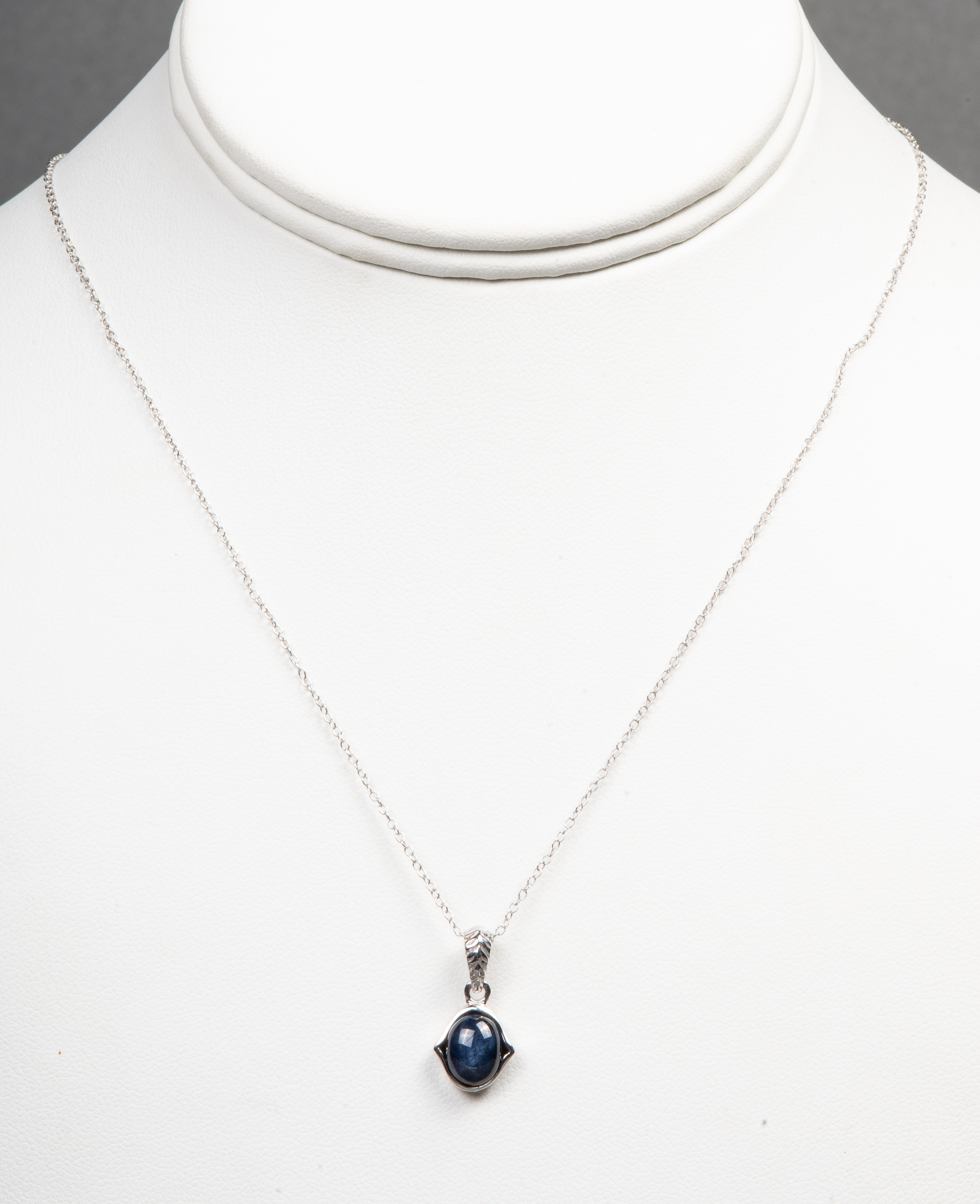 SILVER SYNTHETIC STAR SAPPHIRE