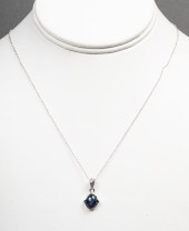 SILVER SYNTHETIC STAR SAPPHIRE