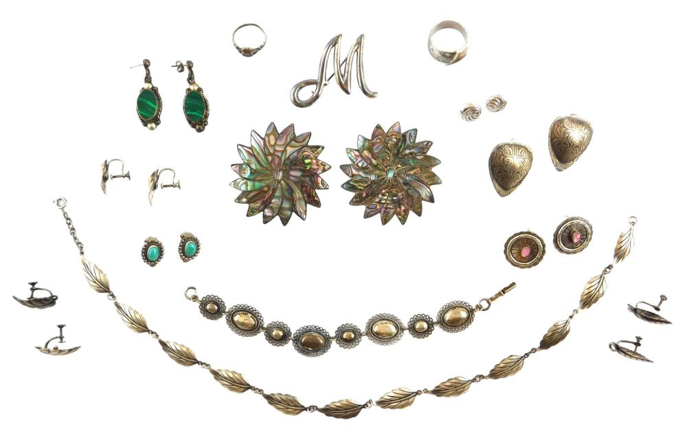 SILVER: TAXCO, ETC.,10+ PIECES OF