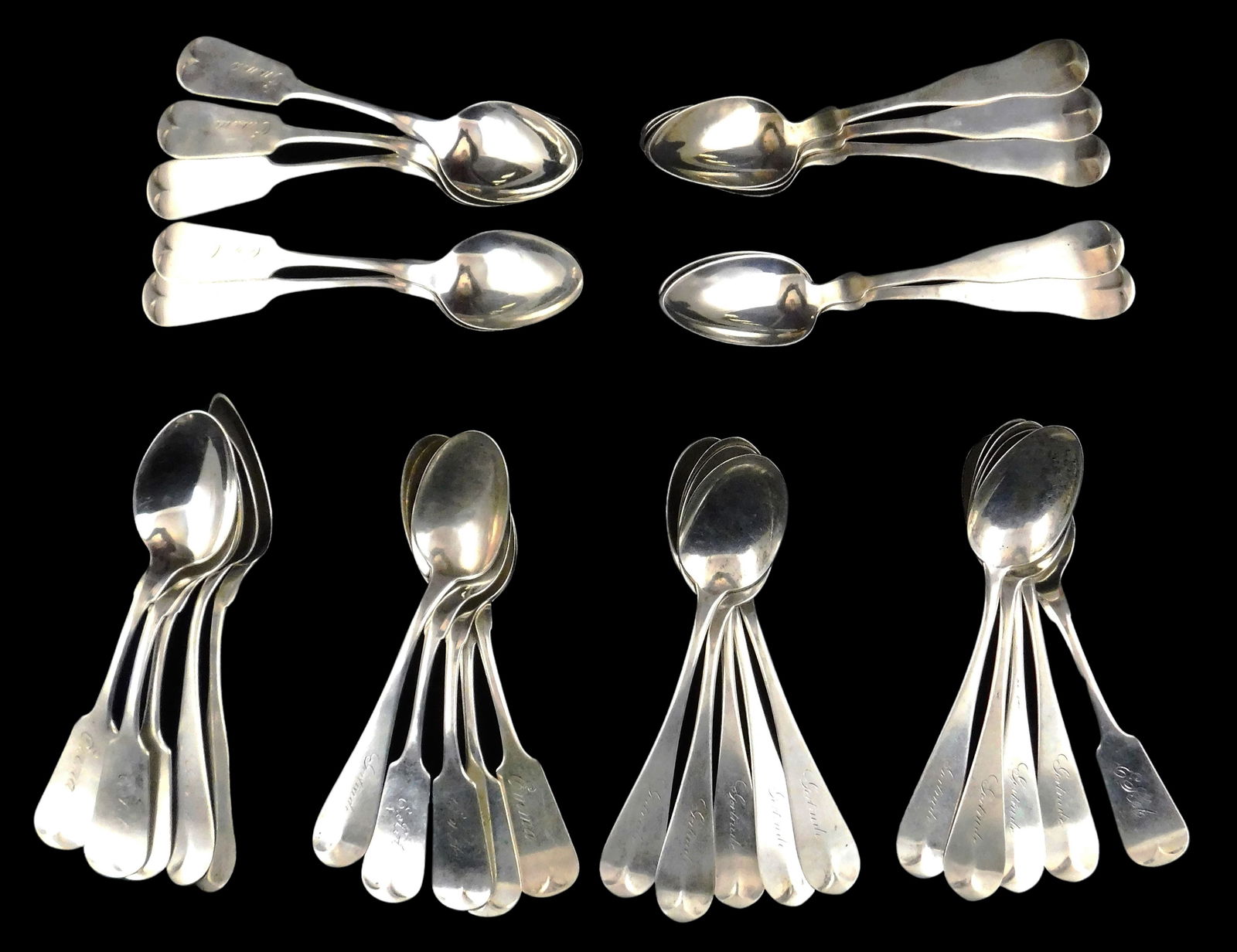 SILVER: THIRTY EARLY AMERICAN