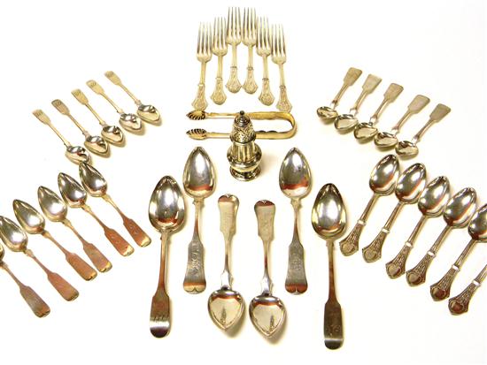 SILVER: thirty six pieces  American
