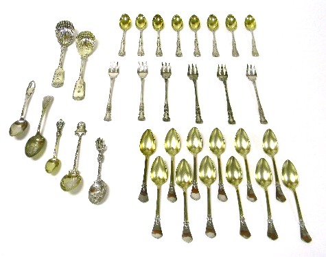 SILVER  thirty-three pieces: