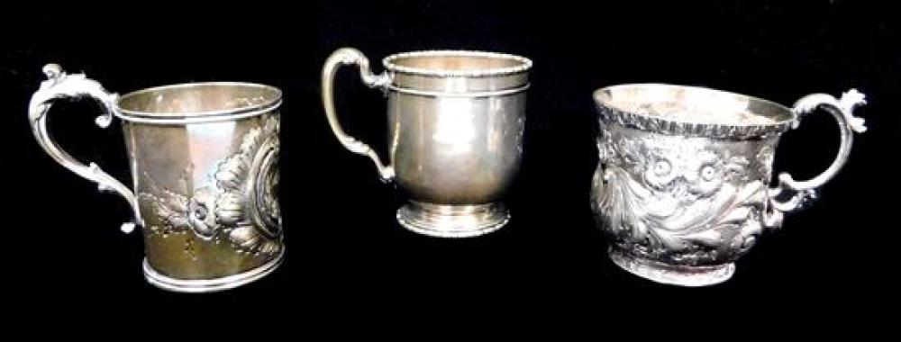 SILVER: THREE 19TH C.