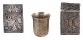 SILVER: THREE ELABORATELY DESI