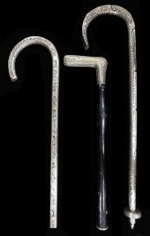 SILVER: THREE SILVER PARASOL H