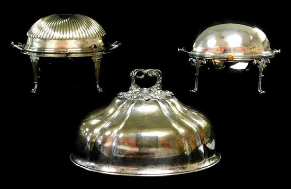SILVER: THREE SILVER-PLATE