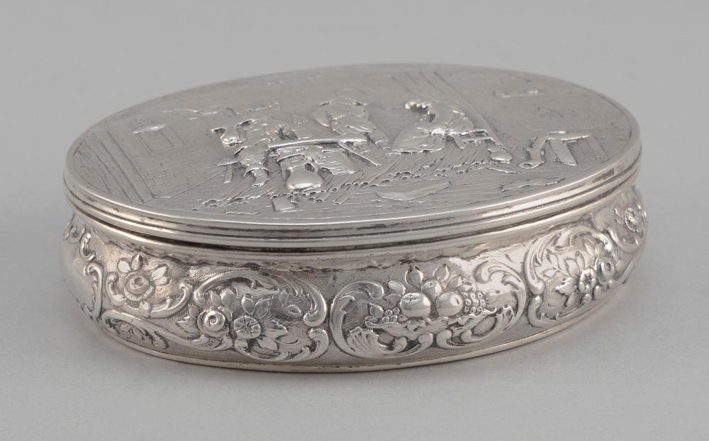 SILVER TOBACCO BOX HANAU,