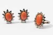 SILVER-TONE METAL, DIAMOND AND