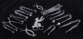 SILVER TONGS COLLECTION (13) T
