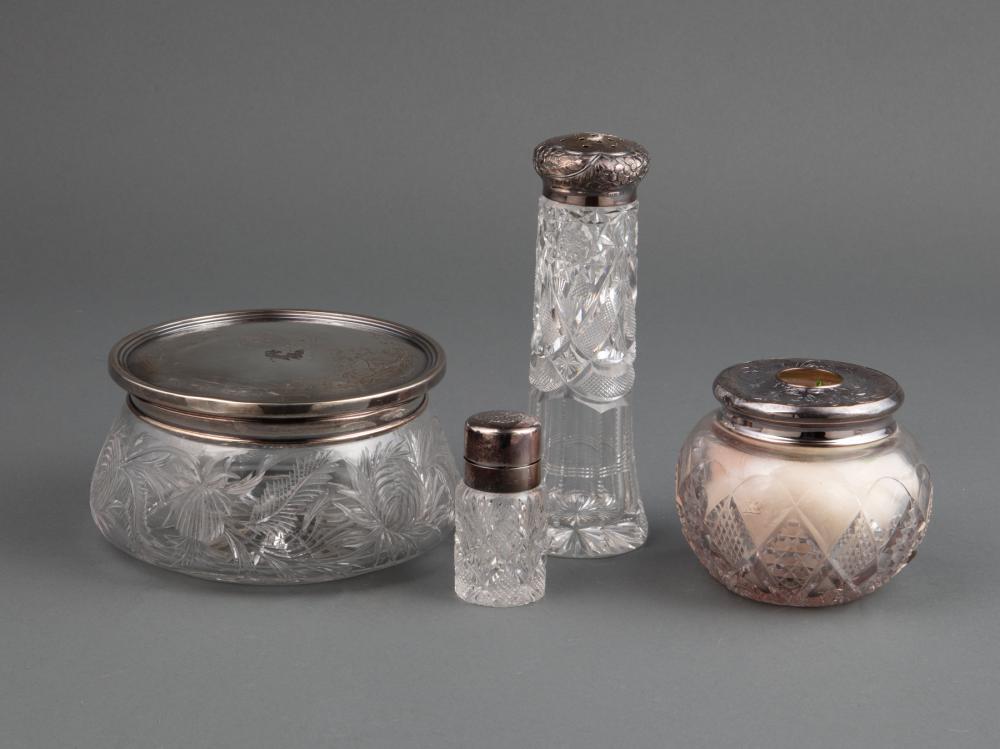 SILVER TOPPED GLASS DRESSING