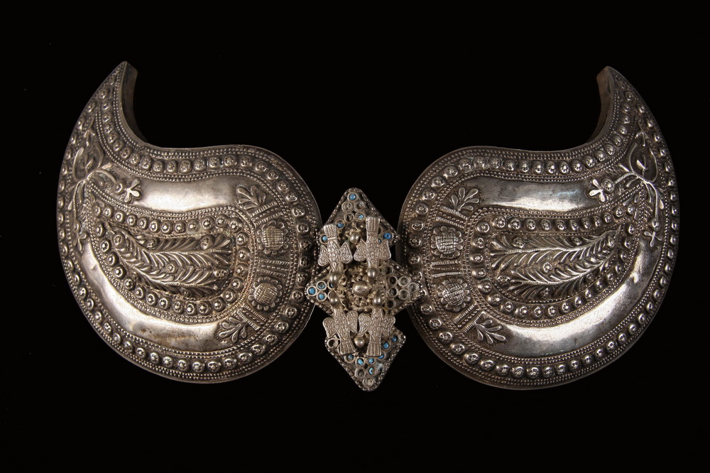 SILVER TURKISH BELT BUCKLE -