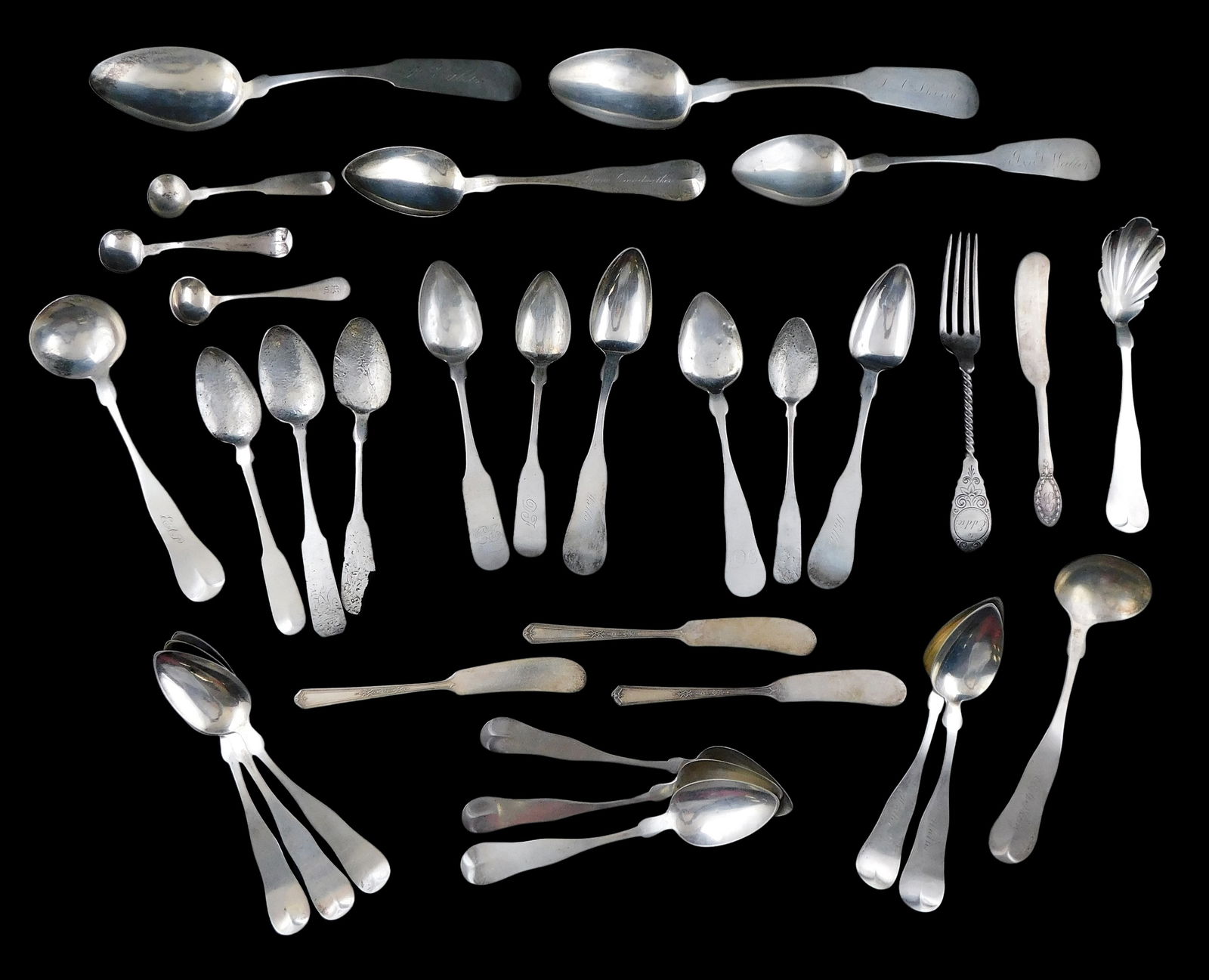 SILVER: TWENTY-SIX PIECES OF TESTED