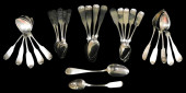 SILVER: TWENTY-SIX SILVER TEAS