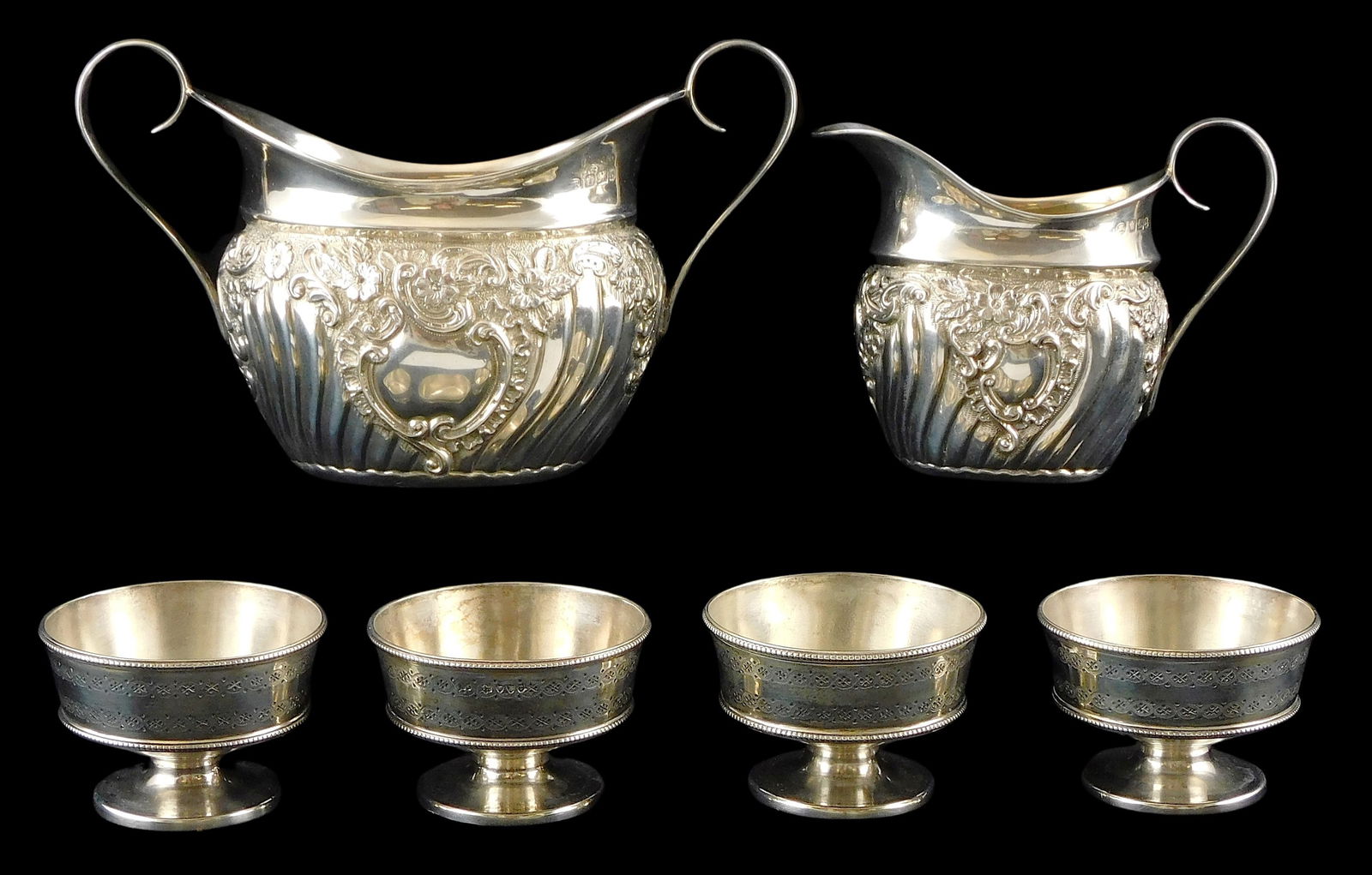 SILVER: TWO BOXED SETS OF SILVER