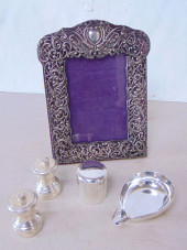 SILVER & VELVET FRAME, STERLIN