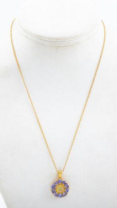 SILVER VERMEIL TANZANITE &AMP;