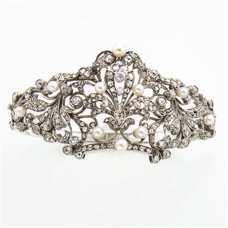 Silver, White Gold, Pearl and