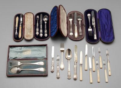 Silver youth sets: most with