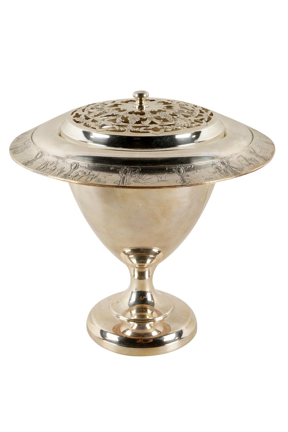 SILVERCRAFT SILVER-PLATE URNwith