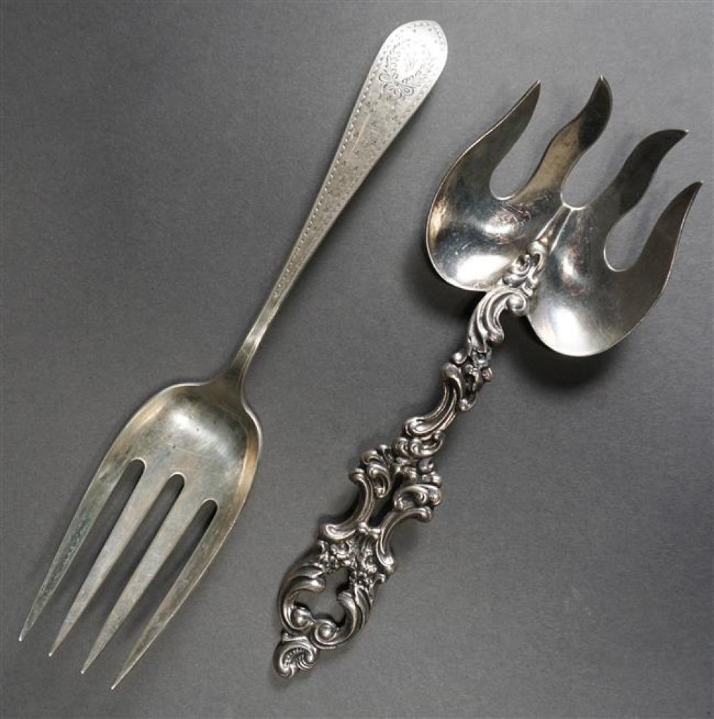 SILVERCRAFT STERLING SERVING FORK