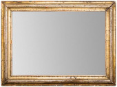 SILVERED AND GILT FRAMED MERCU
