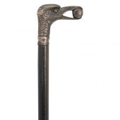 SILVERED BRONZE BIRD WALKING S