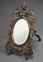 SILVERED BRONZE EASEL BACK DRE