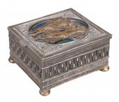 Silvered bronze Oscar Bach dre