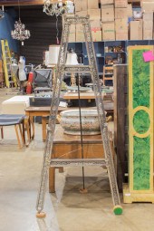 SILVERED FLOOR STANDING EASEL
