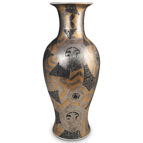 SILVERED PORCELAIN BLANK CHINESE